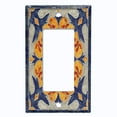 thumbnail image 1 of Metal Light Switch Wall Plate Outlet Cover (Moroccan Tile Art - Single GFI/Rocker), 1 of 1