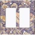 thumbnail image 1 of Metal Light Switch Wall Plate Outlet Cover (Printed Image of Abstract Flamingo - Double GFI/Rocker), 1 of 1