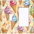 thumbnail image 1 of Metal Light Switch Wall Plate Outlet Cover (Printed Image of Colorful Ice Cream Cones - 2 Gang Toggle/GFI Rocker), 1 of 1