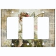 thumbnail image 1 of Metal Light Switch Wall Plate Outlet Cover (Printed Image of Fairy Princess - Triple GFI/Rocker), 1 of 1