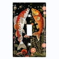 thumbnail image 1 of Metal Light Switch Wall Plate Outlet Cover (Traditional Japanese Koi Fish Art - Single Toggle), 1 of 1
