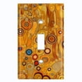 thumbnail image 1 of Metal Light Switch Wall Plate Outlet Cover (Vintage Abstract Art - Single Toggle), 1 of 1