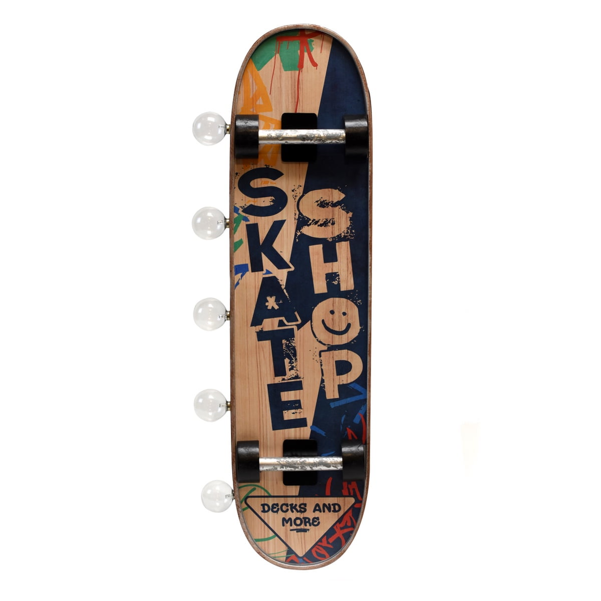 Light Up Skateboard Metal Skate Shop Sign LED 3D Wall Art Teen Skater Room Decor Light Up Skateboard Metal Skate Shop Sign LED 3D Wall Art Teen Skater Room Decor