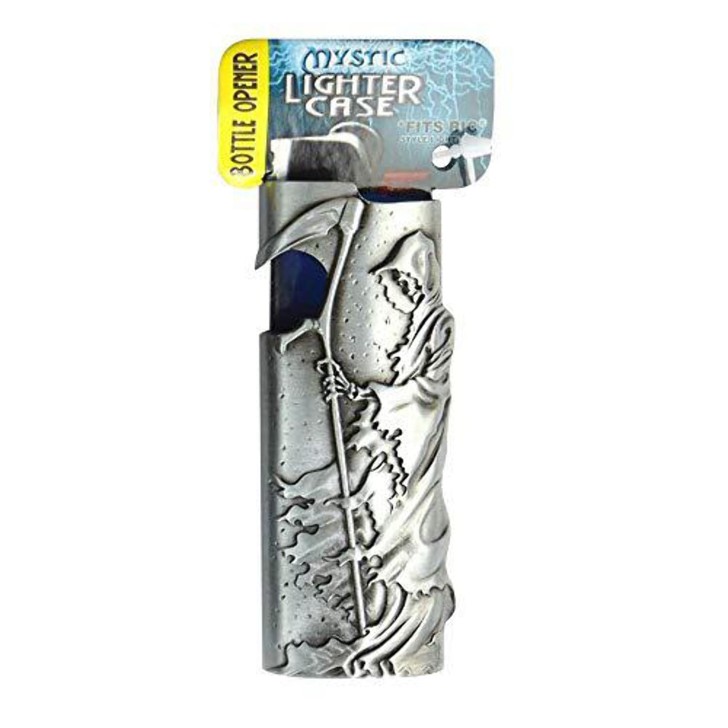 Metal Lighter Case for BIC Lighters, Lighter Protector and Bottle