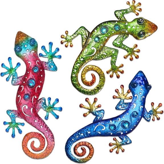 Metal Lizards Outdoor Decor Metal Gecko Wall Decoration Geico Lizard