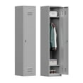 thumbnail image 1 of Metal Lockers for Employees,71"Metal Storage Cabinet with Lock,1 Door Steel Storage Locker Cabinet for Home,Gym,School, Office,Garage-Assembly Required(Gray), 1 of 8