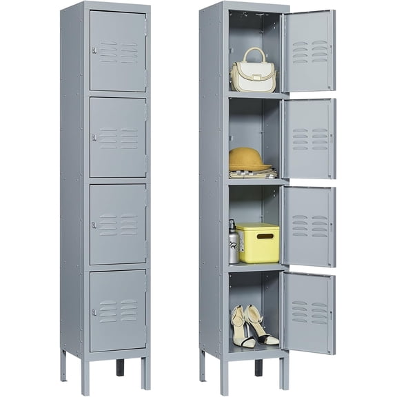 Metal Lockers for Employees,Storage Employee Locker,Storage Lockers with Shelves Steel Cabinet for Home