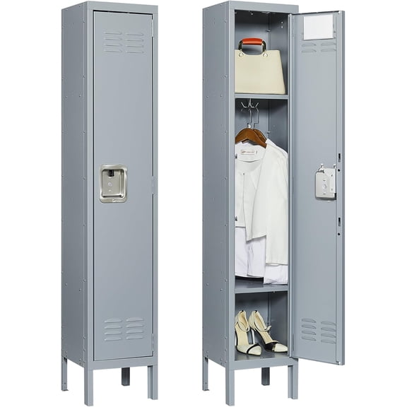 Metal Lockers for Employees,Storage Employee Locker,Storage Lockers with Shelves Steel Cabinet for Home