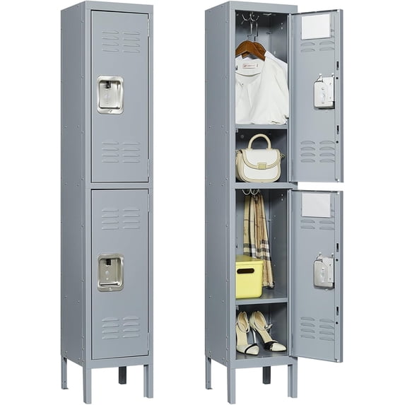 Metal Lockers for Employees,Storage Employee Locker,Storage Lockers with Shelves Steel Cabinet for Home