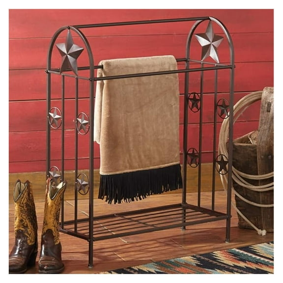 Metal Lone Star Quilt Rack
