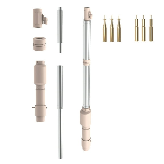 Metal Long Recoil Barrel Shooting Unit Unassembled Set for Rye Field Model 5066 for Leopard 2A6 Tank 1/35 Scale Model