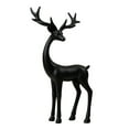 thumbnail image 1 of Metal Look Deer Figurine for Entryway - Imitation Deer Statue Tabletop Decor, Rustic Home Decor and Desk Ornament for Living Room Display, 1 of 2