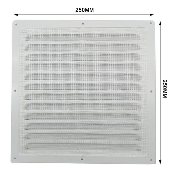 Metal Louver Vent Grille Cover Square Vent Insect Screen Cover