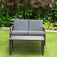 thumbnail image 1 of Metal Loveseat with Mushroom Teapoy / During Family Bonding Time / Strengthens Family Ties, 1 of 2