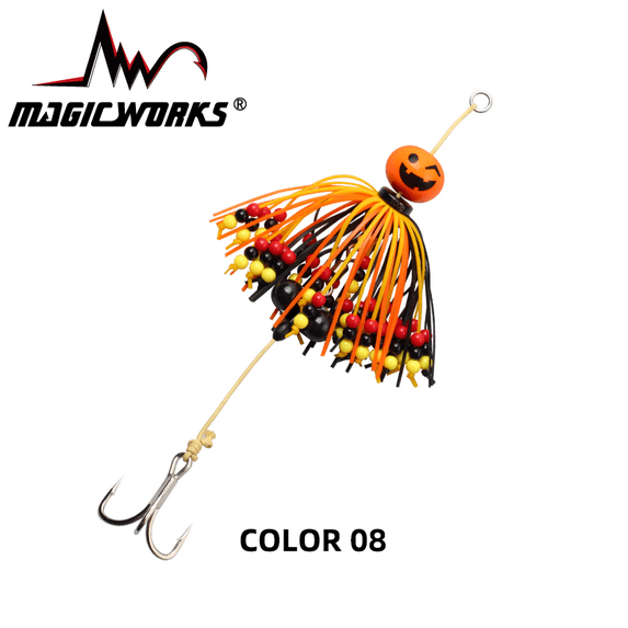 Metal Lure Tairubber Fishing Lure 100g 140g 180g Rubber Skirt Catfish Sea Boating Bait Artificial Bait Tackle