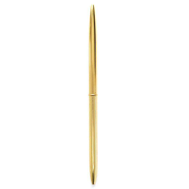 luxury Metal Writing Ballpoint Pen 187 Stainless steel gold ink pen piece  Arrow Stationery Student Office school supplies