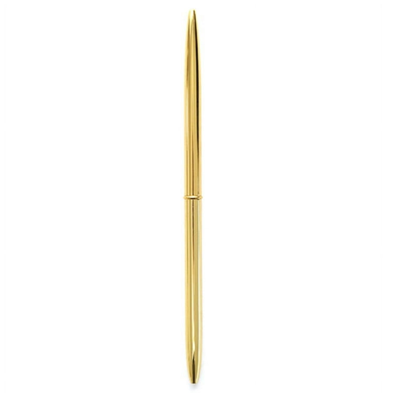 Metal Ballpoint Gold Pen, 5 Pieces Retractable Slim Ballpoint Pens Metallic  Ballpoint Pens, Home School Office Supplies Gift For Business Office Stude