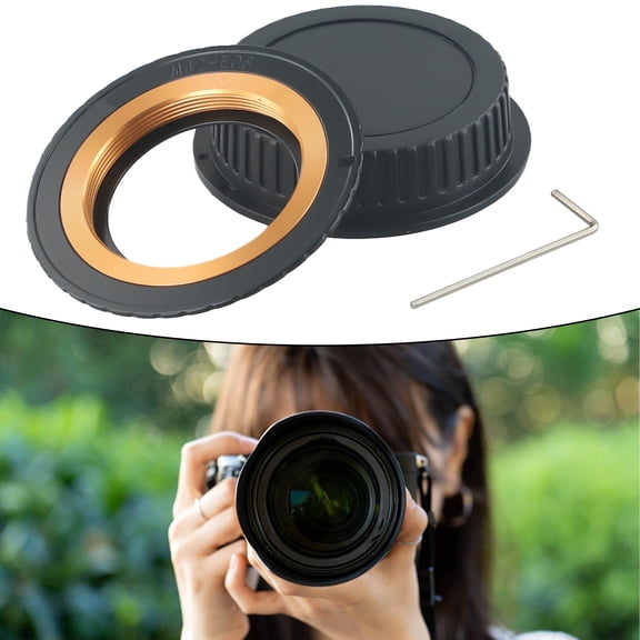 Metal M42-EOS Lens Adapter Ring To M42 Lens for Canon EOS EF Lens Adapter 650d 600d 1100d 7d 350d 6d Cap Adjustable Lens Adaptor by YFind