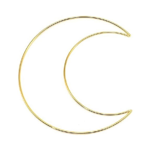 Metal Macrame Moon Hoop for Dreamcatcher Making Macrame Project DIY Crafts Ring