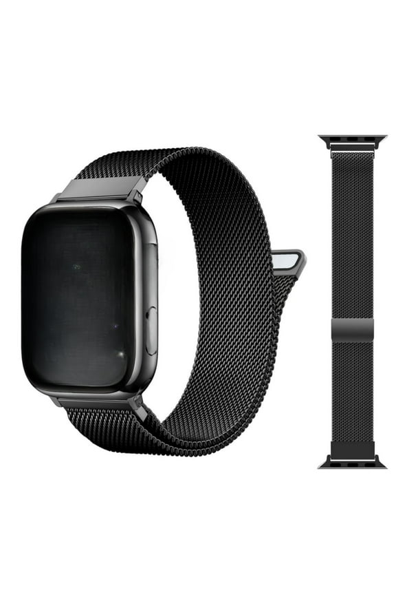 Metal Magnetic Band Compatible with Apple Watch Bands 38mm 40mm 41mm 42mm 44mm 45mm,46mm49mm Stainless Steel Mesh Loop Strap with Magnetic Clasp for iWatch SE/7/6/5/4/3/2/1",suitable for both men an