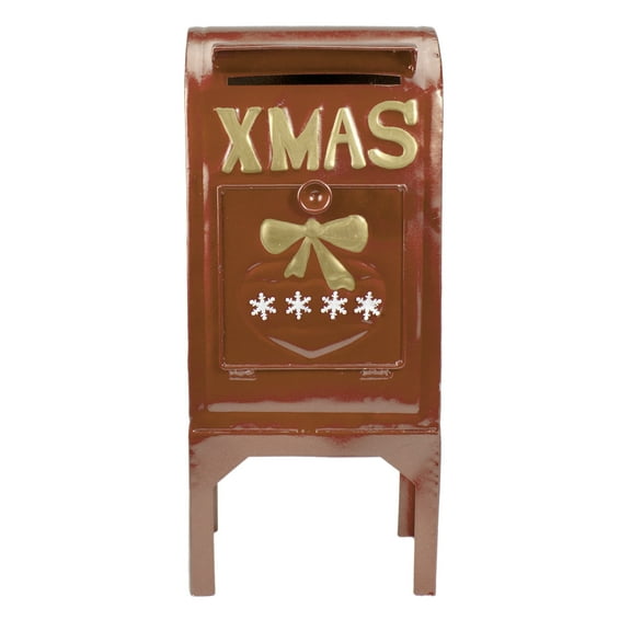 Northlight Metal Mailbox Christmas Decoration - 16"
