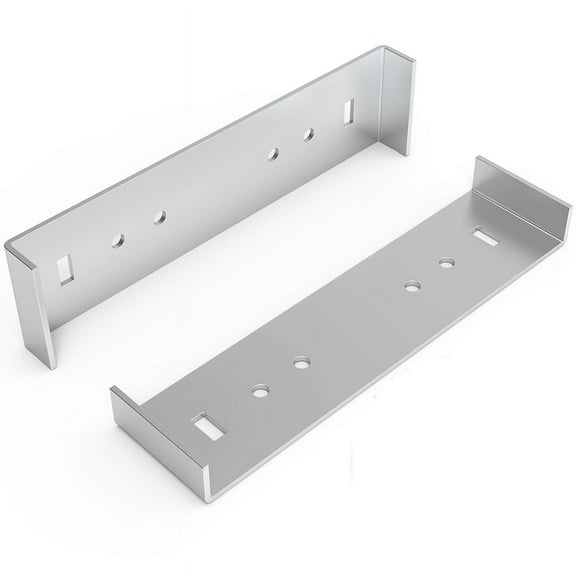 Metal Mailbox Mounting Bracket Large for Mailboxes with 8Inch Wide Floor 2Pcs