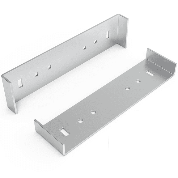 Metal Mailbox Mounting Bracket Large for Mailboxes with 8Inch Wide Floor 2Pcs