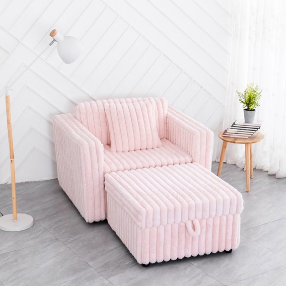 Metal - Main Material Modular Sofa with Hydraulic Storage Design / Keeps Home Tidy and Organized