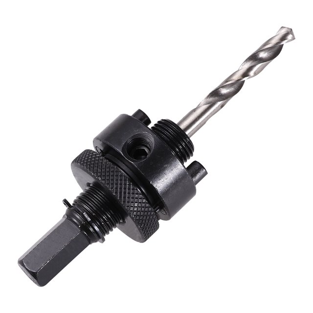 Metal Mandrel Hole Arbor with Drill Bit Galvanized Mechanical Sturdy