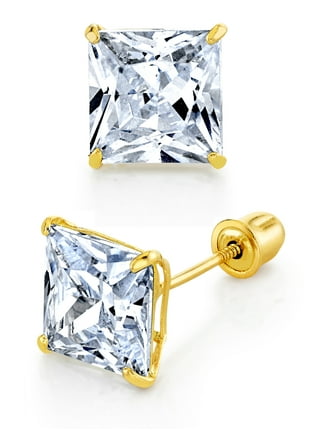 Walmart princess cut hotsell diamond stud earrings