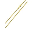thumbnail image 1 of Metal Masters 14K Gold Plated Sterling Silver 925 Round Box Chain Necklace 2mm Unisex, 1 of 4