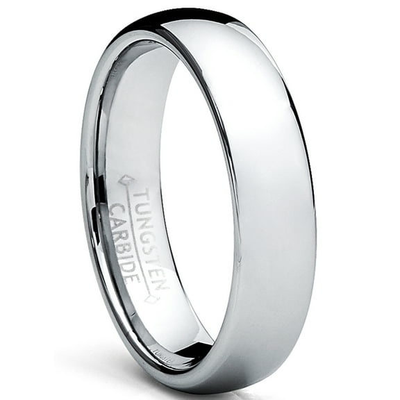 Metal Masters 5mm Classic Dome Mens Tungsten Carbide Ring Wedding Band