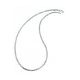 thumbnail image 1 of Metal Masters 925 Sterling Silver Italian 3mm Diamond-Cut Anchor Chain Necklace, 1 of 5
