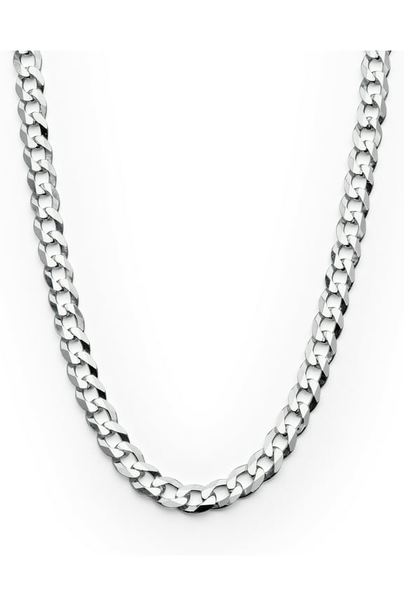 Mens 4mm Sterling Silver 925 Italian Curb Chain Necklace 16 18 20 22" 24" 30