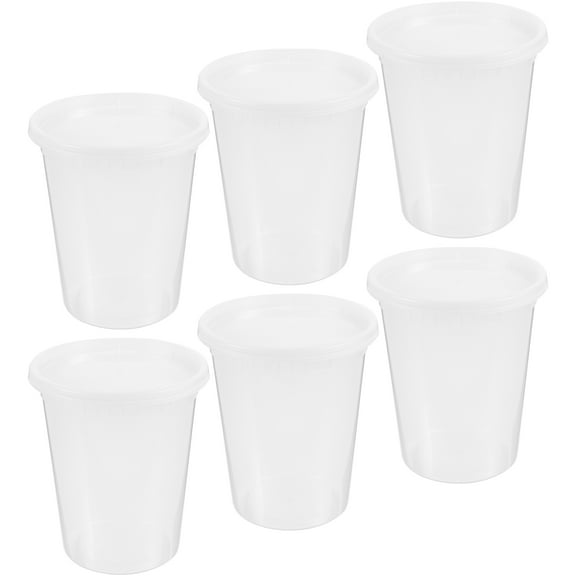 Raindrops Condiment Containers Cups Food Storage For Food 15Pcs 5.4X4.7X4.7In