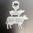 thumbnail image 1 of Metal Meat Temperature Magnet for Fridge and Grill, BBQ Gift Men Grilling Party for Husband, Meat Temperature Magnet, Unique Grilling Accessories Smoking Meat Accessories (A), 1 of 6