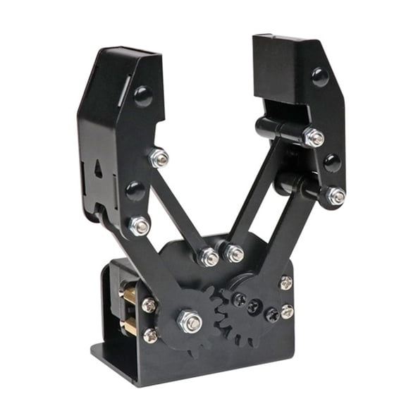 Metal Mechanical Claw Robotic Gripper Digital Servo Alloy Big Claw Arm Manipulator Robot Diy Maker,1 * Mechanical Claw,Black