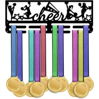 9 Ribbon/Medal 3-Row Metal Mounting Bar Rack, Flush or Spaced