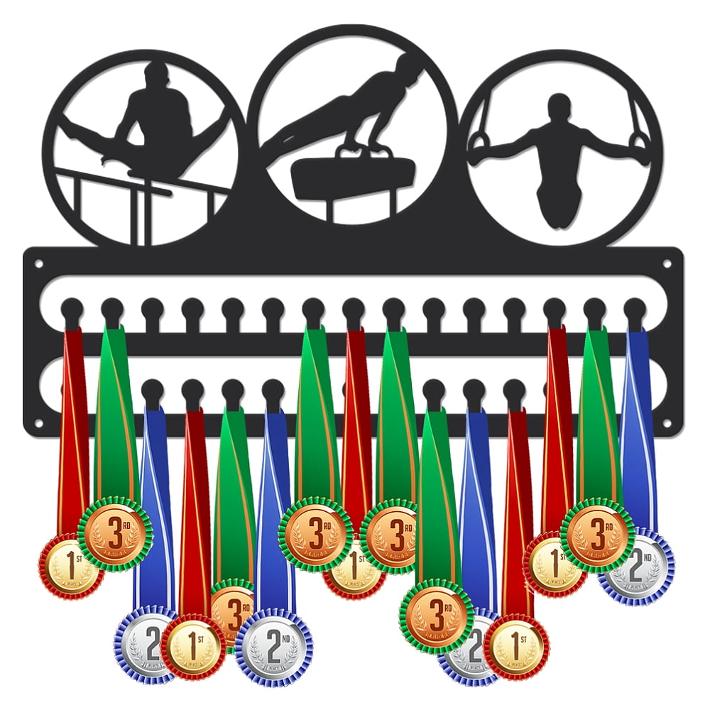 Metal Medal Holder Medals Display Hanger Hooks Awards Ribbon Display Rack Race for DIY