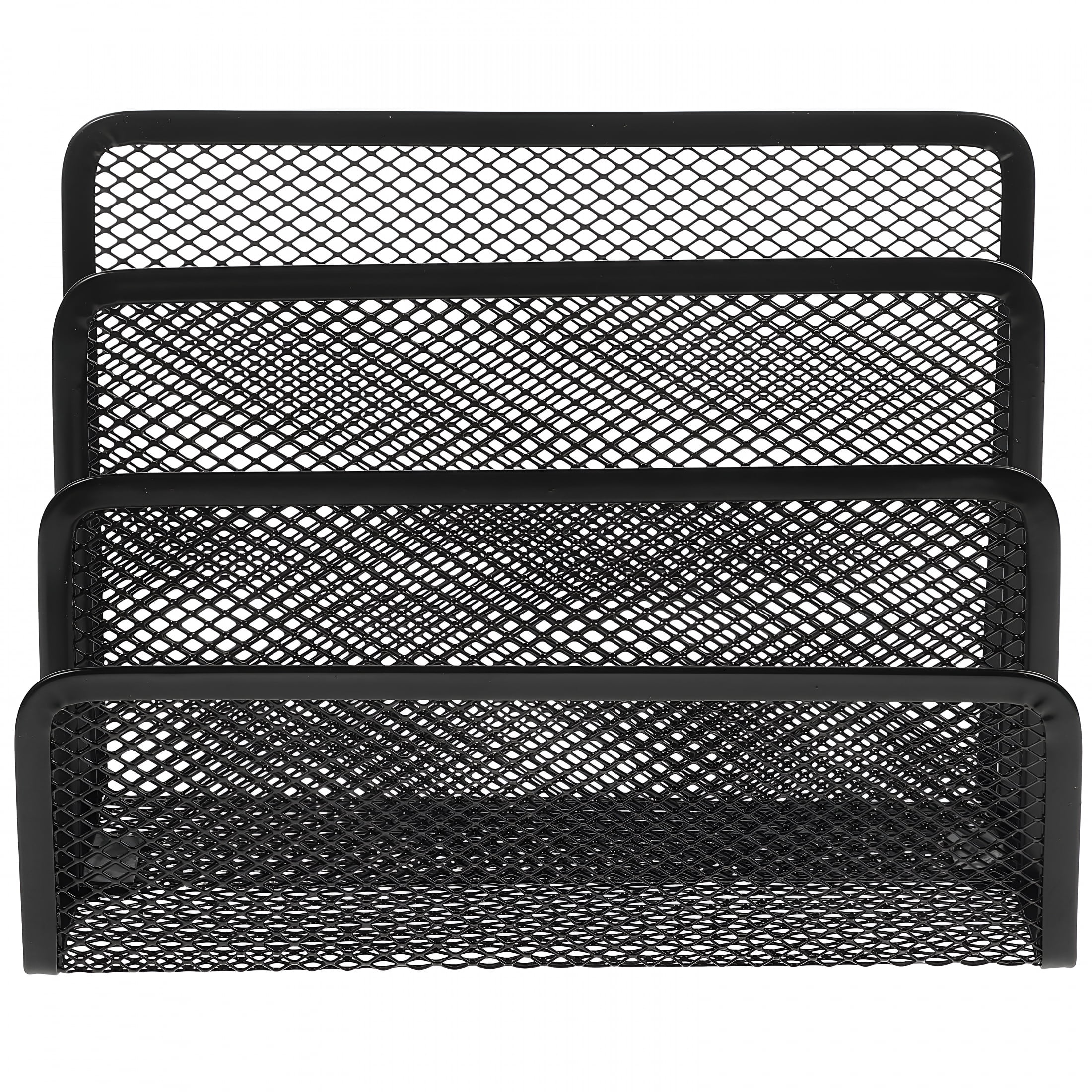 Metal Mesh Desktop Organizer File Folder Letters Magazine Holder for ...