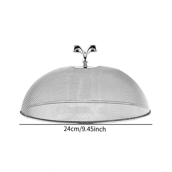 Metal Mesh Food Cover Plate Serving Cover Reusable Durable Dish Cover Net Food Lid Multipurpose for Home Daily Use