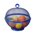 thumbnail image 1 of Metal Mesh Fruit Bowl with Lid & Basket - Mesh Fruit Basket with Lid Metal Protective Fruit Holders, Countertop Vegetable Strainers, Food Storage Containers for Kitchen, 1 of 7