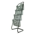 Metal Mesh Magazine Rack with 4 Compartments - Walmart.com