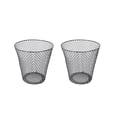 thumbnail image 1 of Metal Mesh Can, 9-Inch Round Waste Basket â Open Top Wire Garbage Bin for Desk, Office, Kitchen, Laundry & Dorm Room â Lightweight Recycling & Storage Wastebasket, 1 of 7