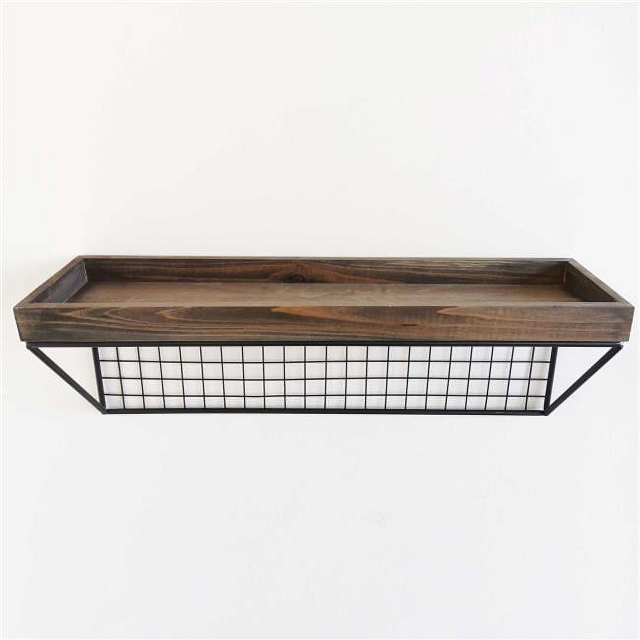 Metal Mesh Wire Backing Wall Mounted Shelf