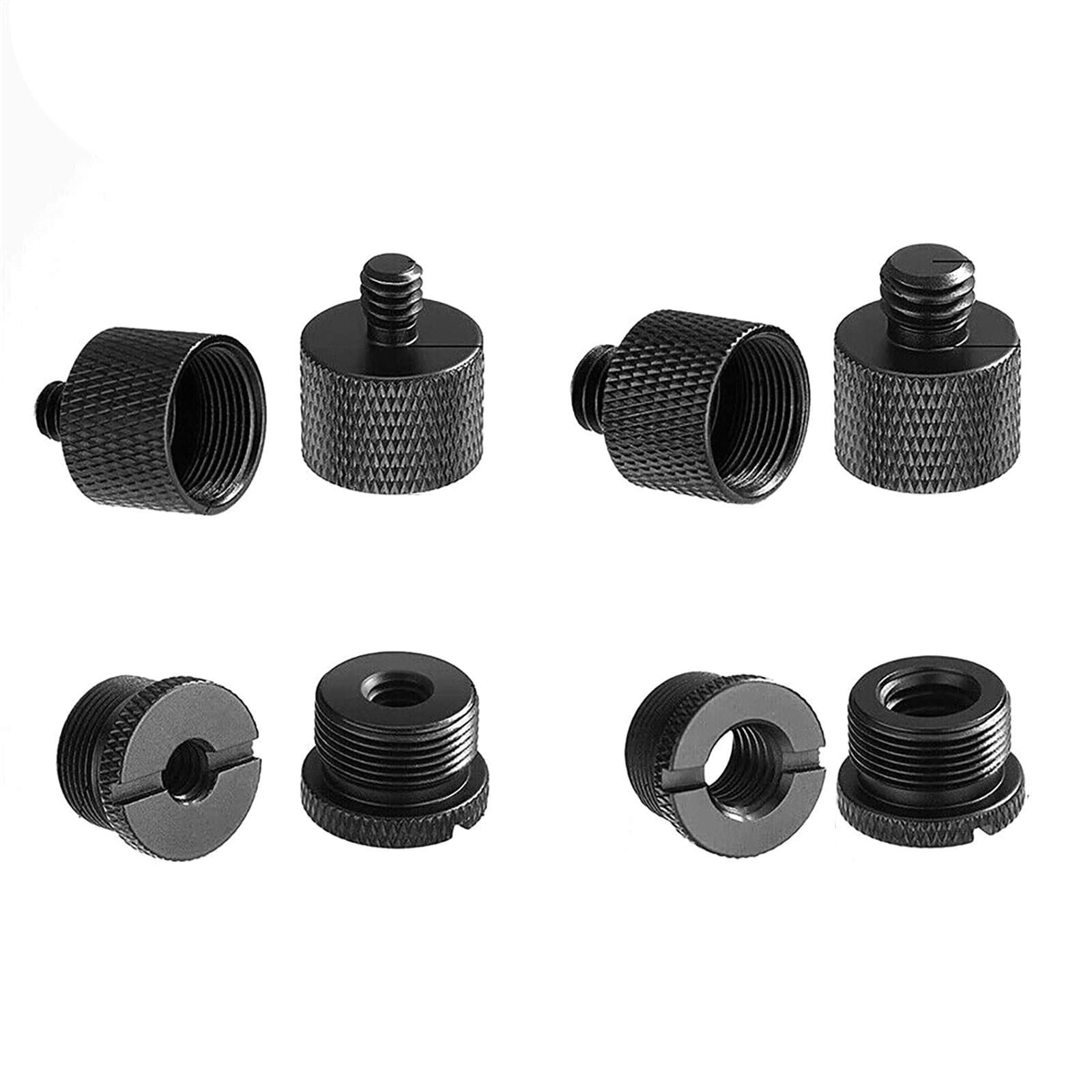 Metal Microphone Stand Adapters Versatile, Easy Grip, 4 Different Sizes