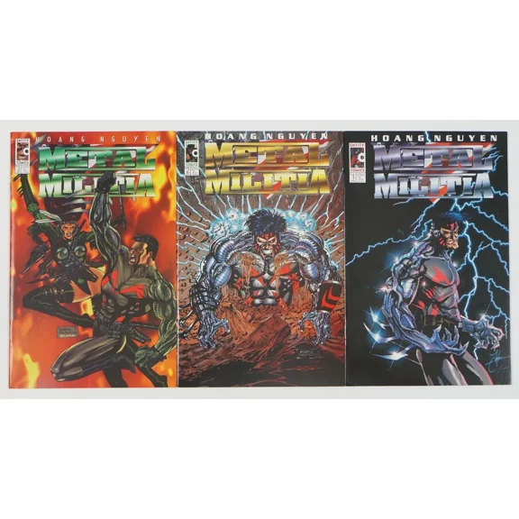 Metal Militia #1-3 VF/NM complete series Jae Lee Cover ; Entity