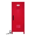 thumbnail image 1 of Metal Mini Locker with Lock and Key Red -10.75" Tall, 1 of 5