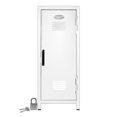 thumbnail image 1 of Metal Mini Locker with Lock and Key White -10.75" Tall, 1 of 5