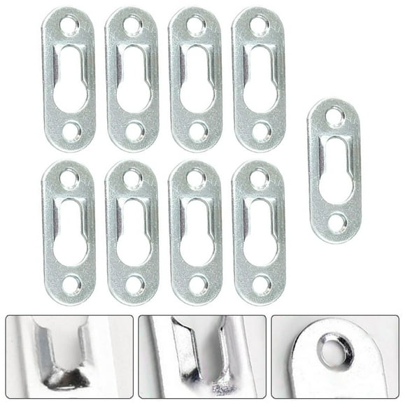 Metal Mirror Hook Snap Hanger Wall Invisible Flat Frame Bracket